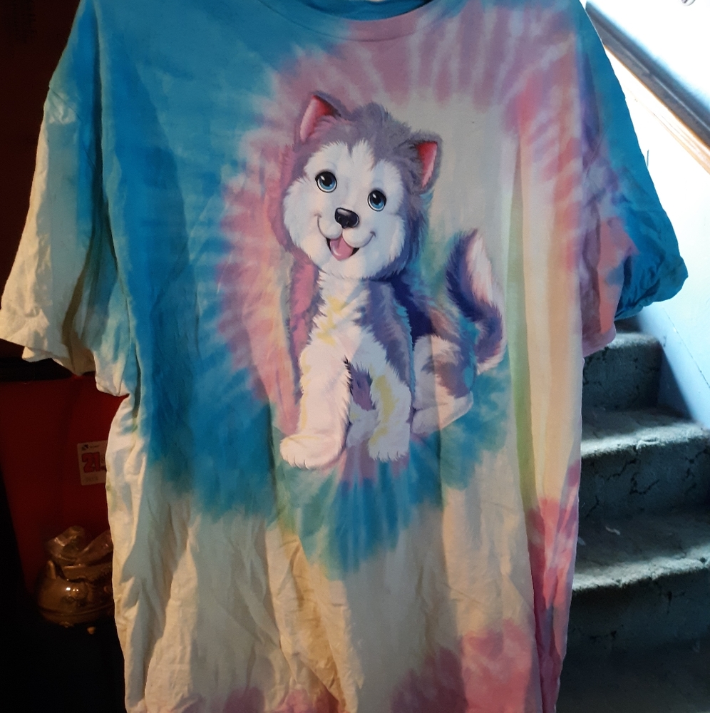 Torrid Lisa Frank Husky Tie Dyed Tshirt